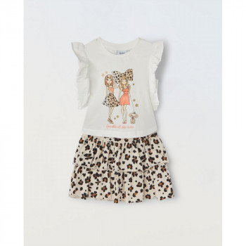 BLUKIDS TRENERKA KOMPLET OFF WHITE 