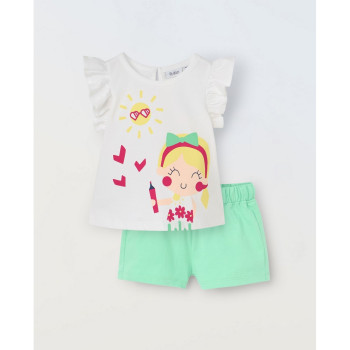 BLUKIDS TRENERKA KOMPLET OPTICAL WHITE 