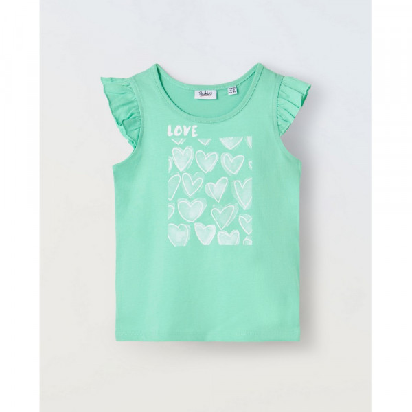 BLUKIDS MAJICA KRATAK RUKAV GREEN