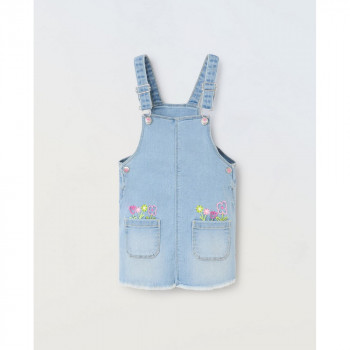 BLUKIDS SUKNJA NA TREGERE LIGHT BLUE 