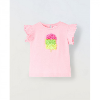 BLUKIDS MAJICA KRATAK RUKAV PINK 