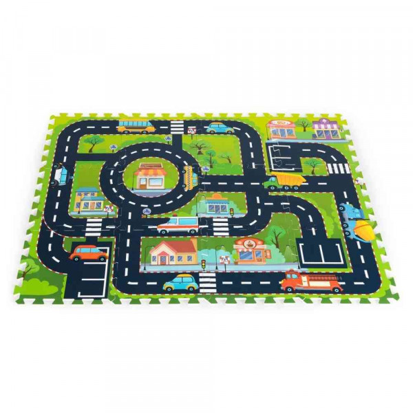 PODLOGA ZA IGRU PUZZLE CITY ECOTOYS 