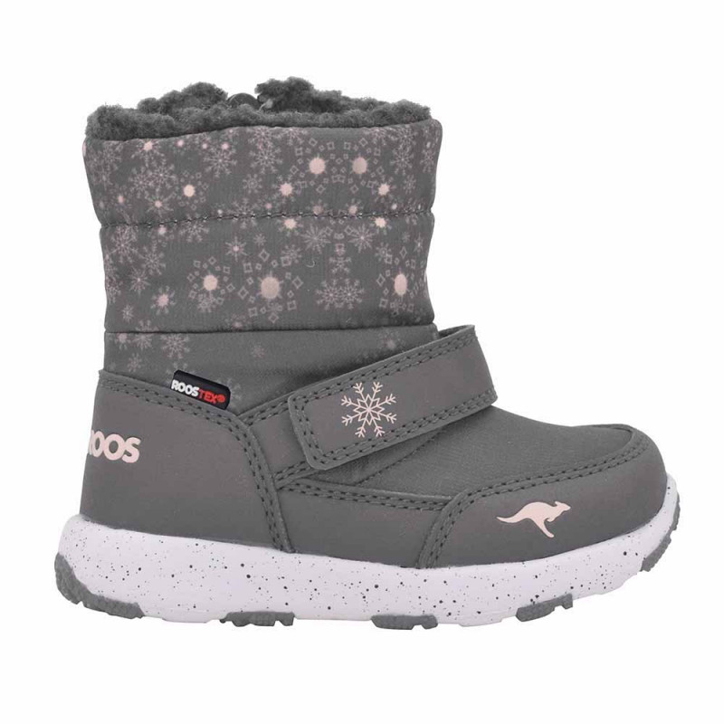 KANGAROOS CIZME STEEL GREY FROST PINK