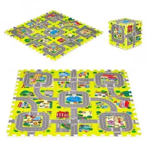 IPLAY PODLOGA ZA IGRU CITY 9 ELEMENATA 90.5X90,5CM