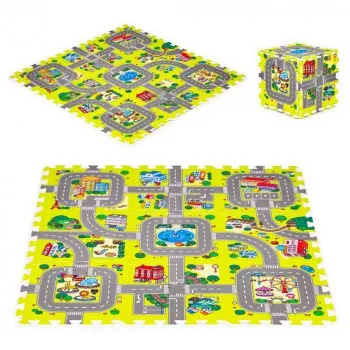 IPLAY PODLOGA ZA IGRU CITY 9 ELEMENATA 90.5X90,5CM 