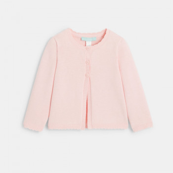 OBAIBI DŽEMPER ZA DEVOJCICE GINETTE DARK PINK 