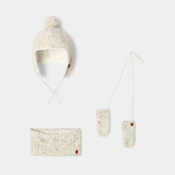 OBAIBI SET KAPA, SAL, RUKAVICE PERUBADGE