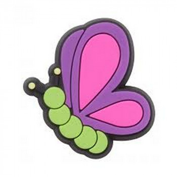 CROCS JIBBITZ COLORFUL BUTTERFLY 