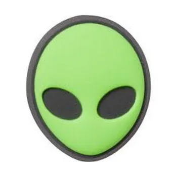 CROCS JIBBITZ GREEN ALIEN HEAD