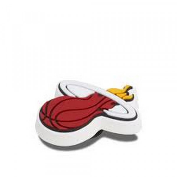 CROCS JIBBITZ NBA MIAMI HEAT LOGO 