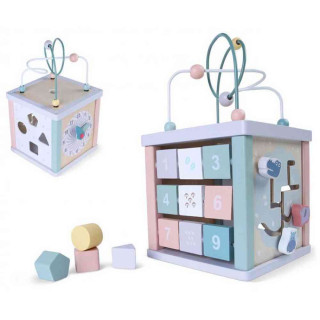 DRVENA KOCKA ZA RAZVIJANJE MOTORIČKIH SPOSOBNOSTI 