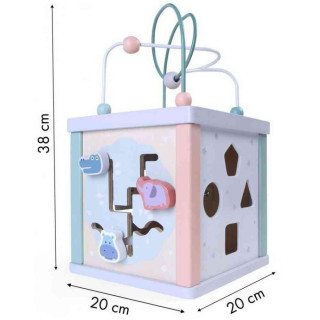 DRVENA KOCKA ZA RAZVIJANJE MOTORIČKIH SPOSOBNOSTI 