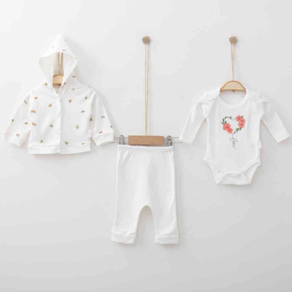 KIDZZ  NAYINOM SET 3/1 EKRU 