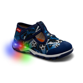 MILAMI PATOFNE SVETLECE  BLUE FOOTBALL 