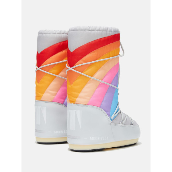 MOON BOOT ICON RAINBOW GLACIER/BLUE-RED 
