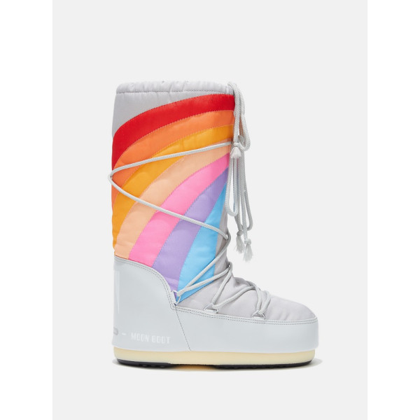 MOON BOOT ICON RAINBOW GLACIER/BLUE-RED 