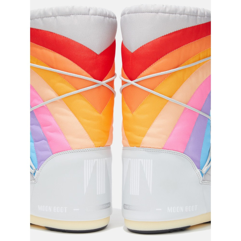 MOON BOOT ICON RAINBOW GLACIER/BLUE-RED 