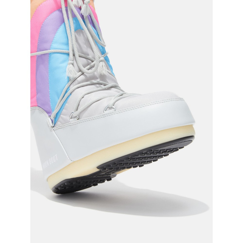 MOON BOOT ICON RAINBOW GLACIER/BLUE-RED 