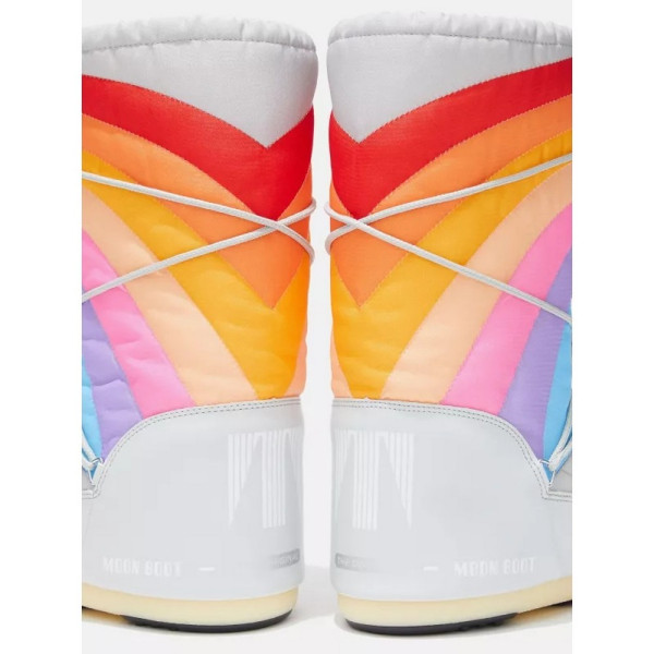 MOONBOOT ICON RAINBOW GLACIER/BLUE-RED 