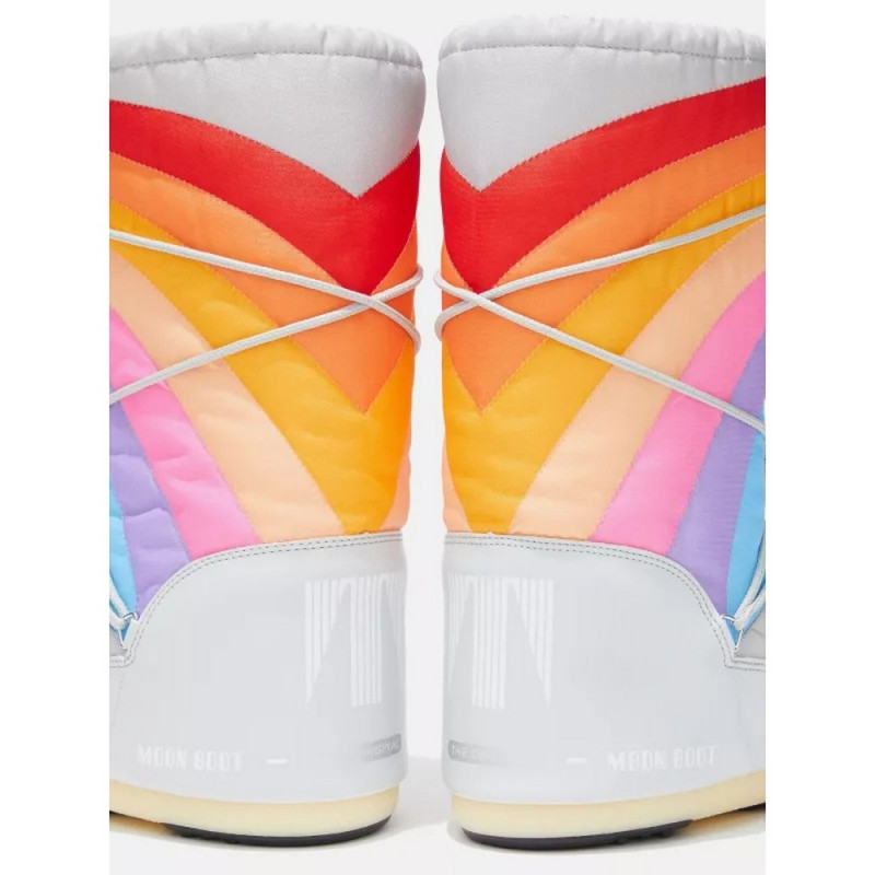 MOONBOOT ICON RAINBOW GLACIER/BLUE-RED 