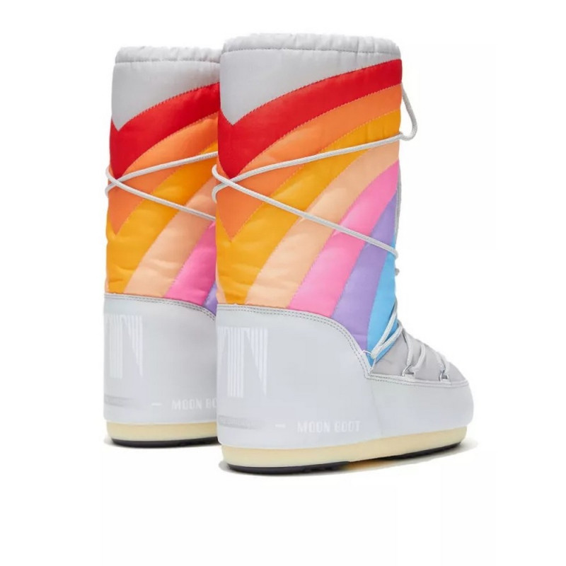 MOONBOOT ICON RAINBOW GLACIER/BLUE-RED 