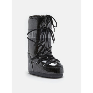MOONBOOT ICON GLITTER BLACK