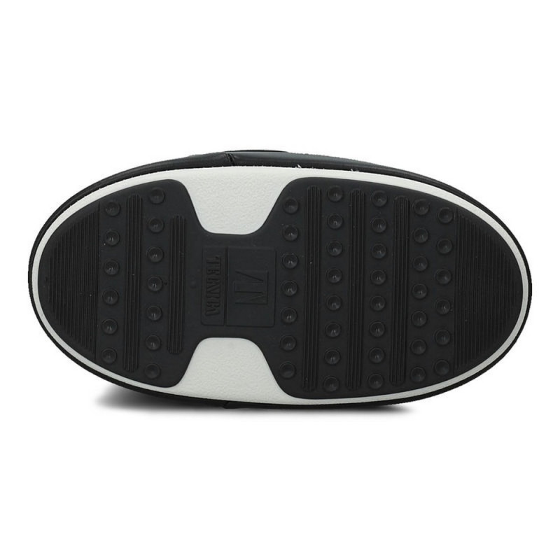 MOON BOOT CIZME ICON FLOWER BLACK/WHITE 