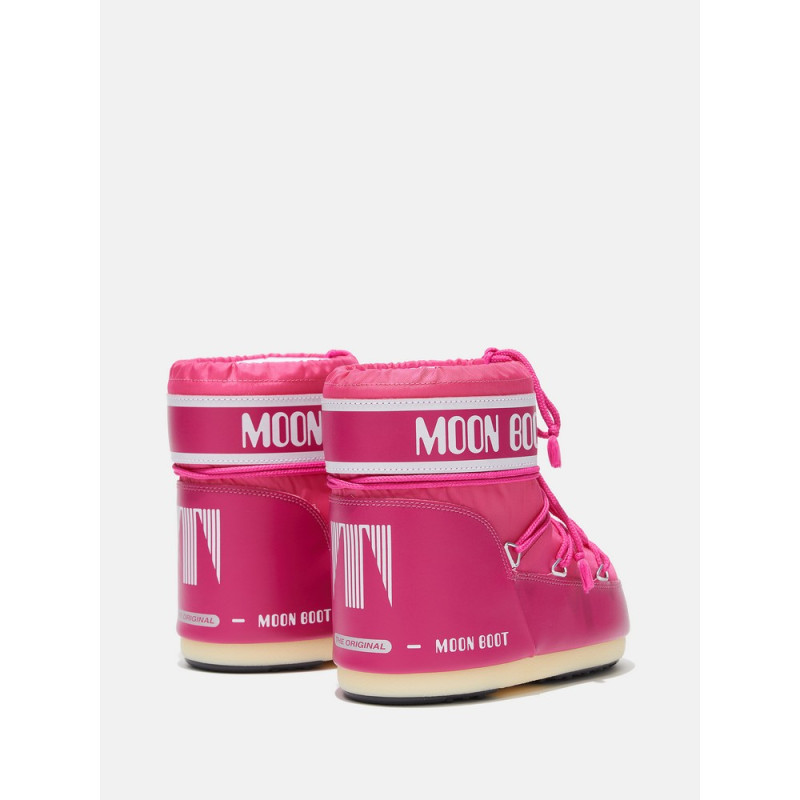 MOON BOOT ICON LOW NYLON BOUGAINVILLEA