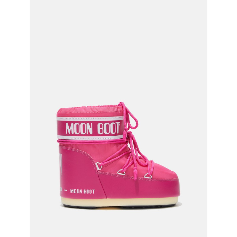 MOON BOOT ICON LOW NYLON BOUGAINVILLEA