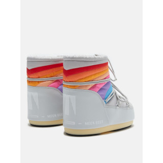 MOONBOOT ICON LOW RAINBOW GLACIER GLACIER GREY 