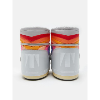 MOONBOOT ICON LOW RAINBOW GLACIER GLACIER GREY 