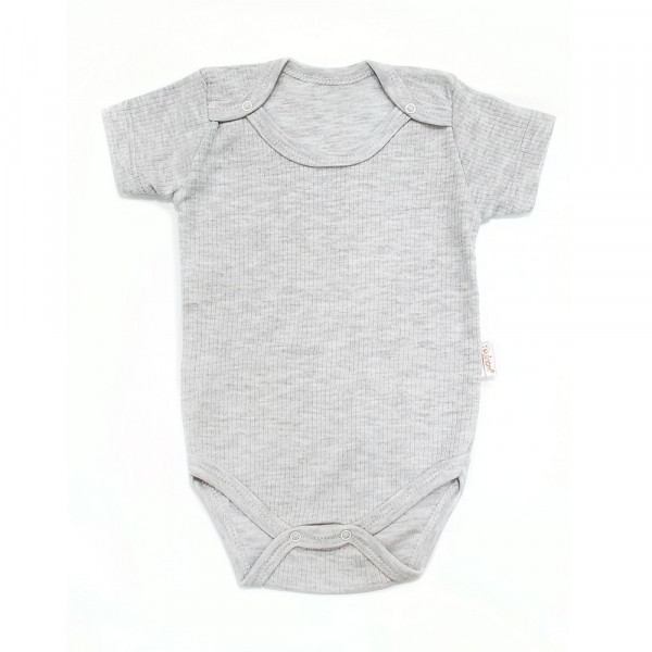 KIDZZ NAYINOM BODI KRATAK RUKAV GREY 