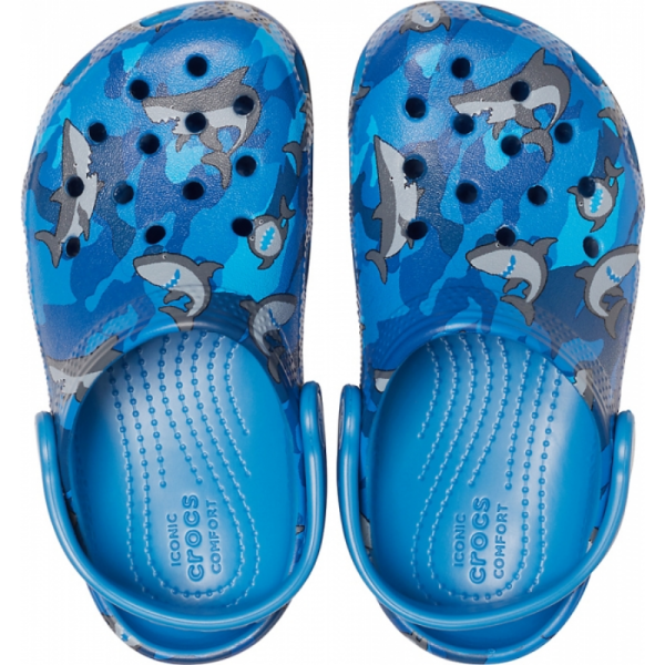 CROCS PAPUCE CLASSIC SHARK CLOG PS 206147 
