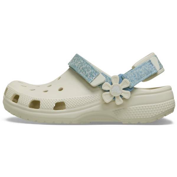 CROCS KLOMPE CLASSIC DNM FLWR ADJ BACKSTRAP K 