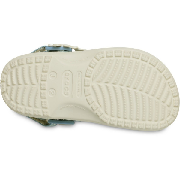 CROCS KLOMPE CLASSIC DNM FLWR ADJ BACKSTRAP K 