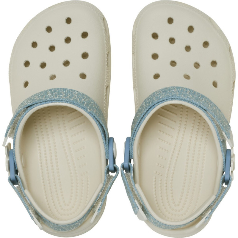 CROCS KLOMPE CLASSIC DNM FLWR ADJ BACKSTRAP K 