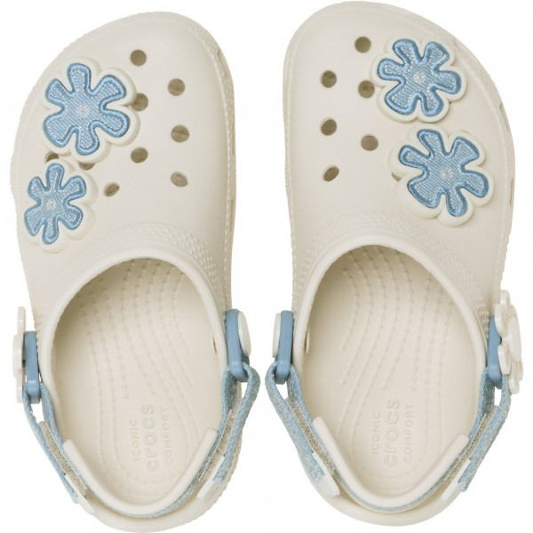 CROCS KLOMPE CLASSIC DNM FLWR ADJ BACKSTRAP T 