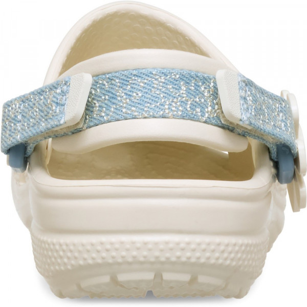 CROCS KLOMPE CLASSIC DNM FLWR ADJ BACKSTRAP T 