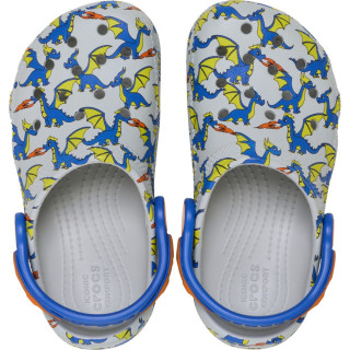 CROCS KLOMPE CLASSIC DRAGON GRAPHIC T 
