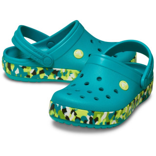 CROCS KLOMPE CROCBAND GLOW CONFETTI BAND K 