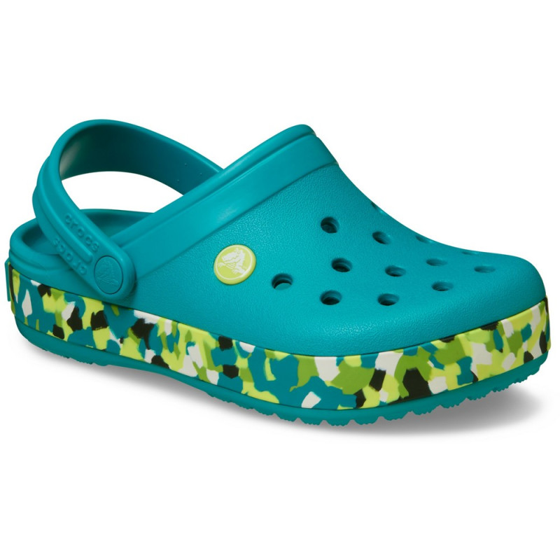 CROCS KLOMPE CROCBAND GLOW CONFETTI BAND K 
