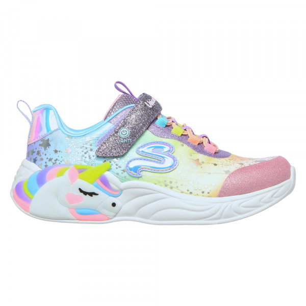SKECHERS PLITKE PATIKE HEART LIGHTS - RAINBOW LUX