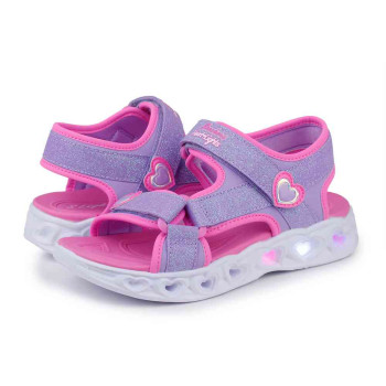 SKECHERS SANDALE S LIGHTS - HEART LIGHTS 