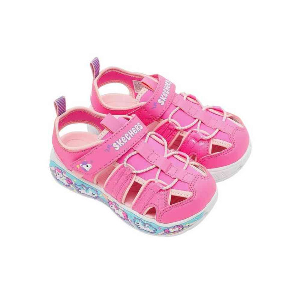 SKECHERS POLUSANDALE PLAY SCENE SPLASH - CUTE CREW 