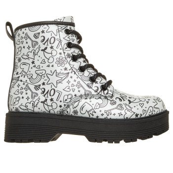 SKECHERS CIPELE GRAVLEN HI - DOODLE DOWN 