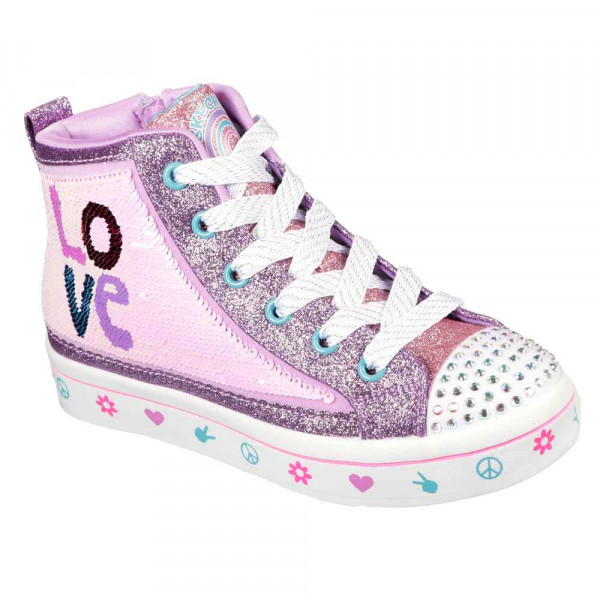 SKECHERS PATIKE TWI-LITES 2.0 - LILAC LOVE