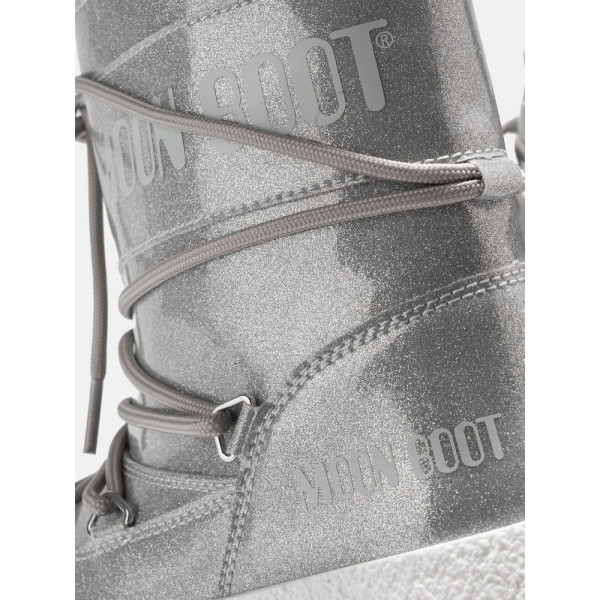 MOONBOOT JTRACK TUBE GLITTER SILVER SILVER 