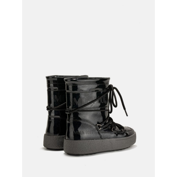 MOONBOOT JTRACK TUBE GLITTER BLACK BLACK 