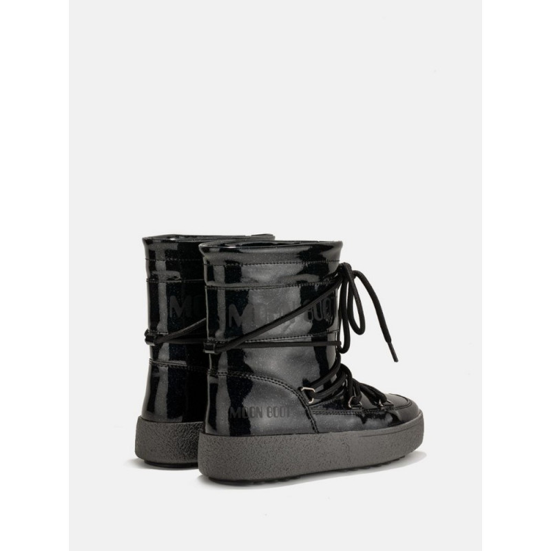 MOONBOOT JTRACK TUBE GLITTER BLACK BLACK 