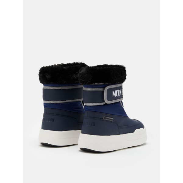 MOON BOOT CIZME JR PARK STRAP BLUE 